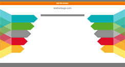 Desktop Screenshot of leatherbags.com